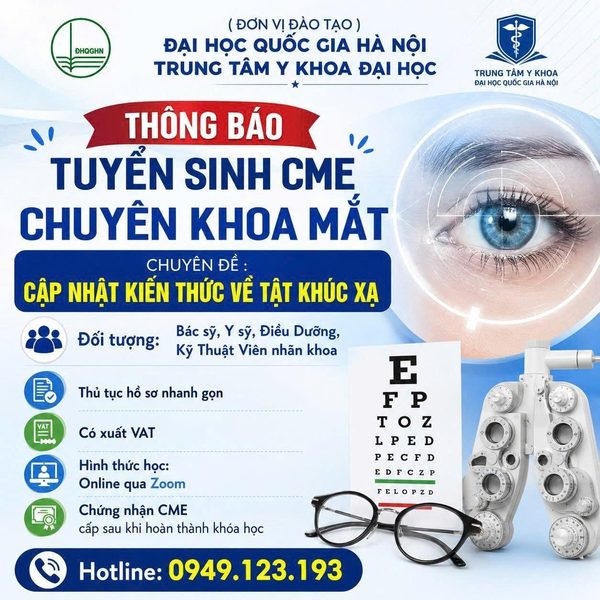 Poster tuyển sinh: Kiểm soát cận thị